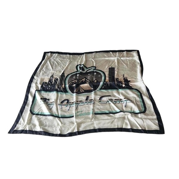 Coach Big Apple Camp Oversized Silk Scarf NWT - Picture 1 of 8